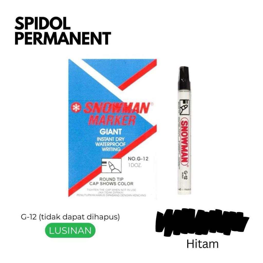 

SPIDOL SNOWMAN PERMANENT G-12 / SPIDOL PERMANEN TIDAK DAPAT DIHAPUS (LUSINAN) TERMURAH