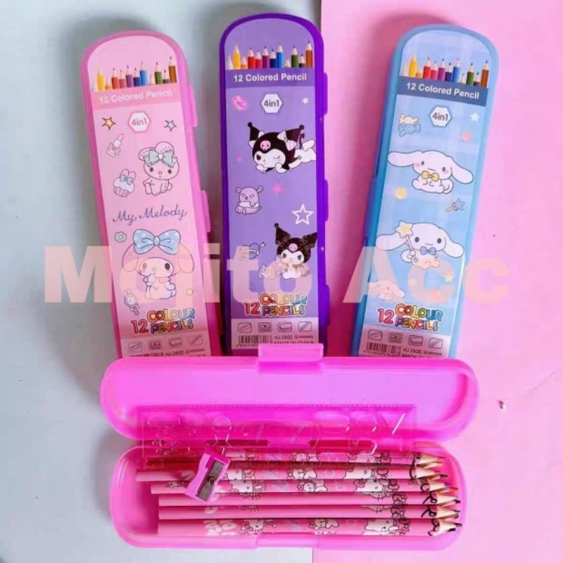 Pensil Warna / Pensil Menggambar / Pensil Anak-Anak / Pensil Karakter / Pensil Buku / Pensil Warna S