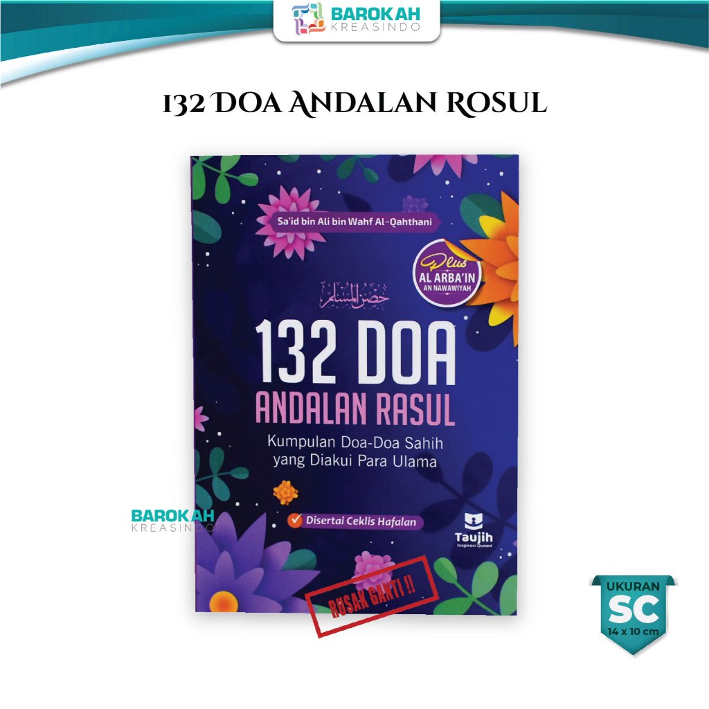 132 Doa Andalan Rasul Karya Sa'id Bin Ali Bin Wahf Al-Qahthani Hisnul Muslim Hishnul Muslim Penerbit