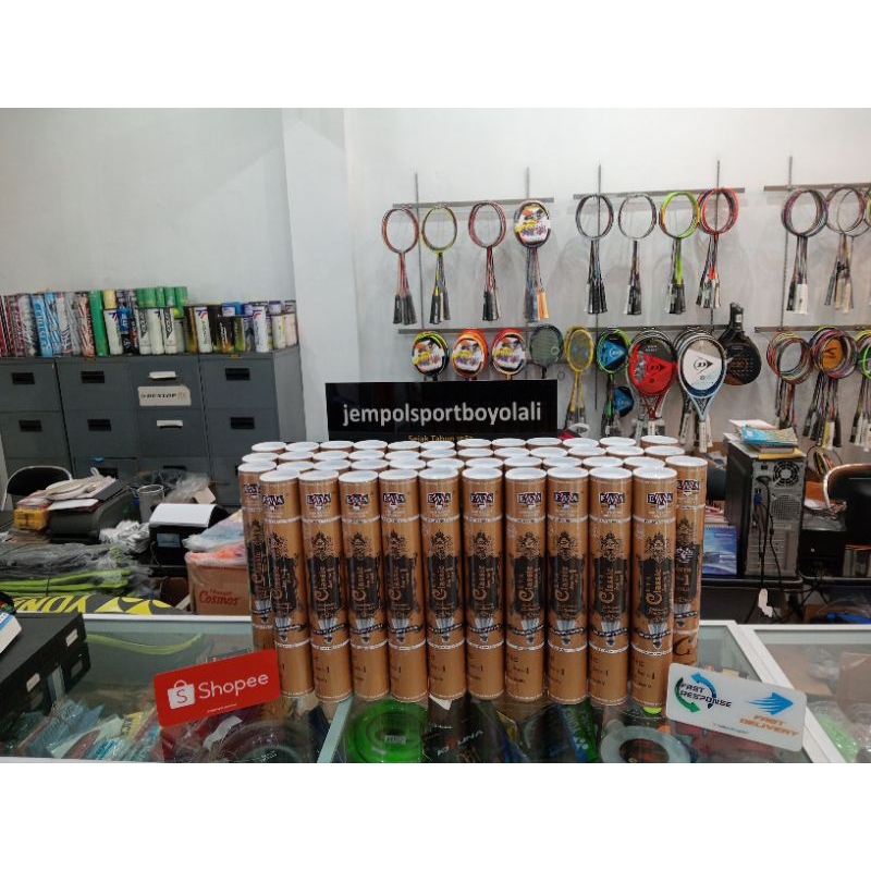 SHUTTLECOCK EVA JAYA CLASSIC SUPER SILVER GOLD SPEED 78 (BULU LANCIP)