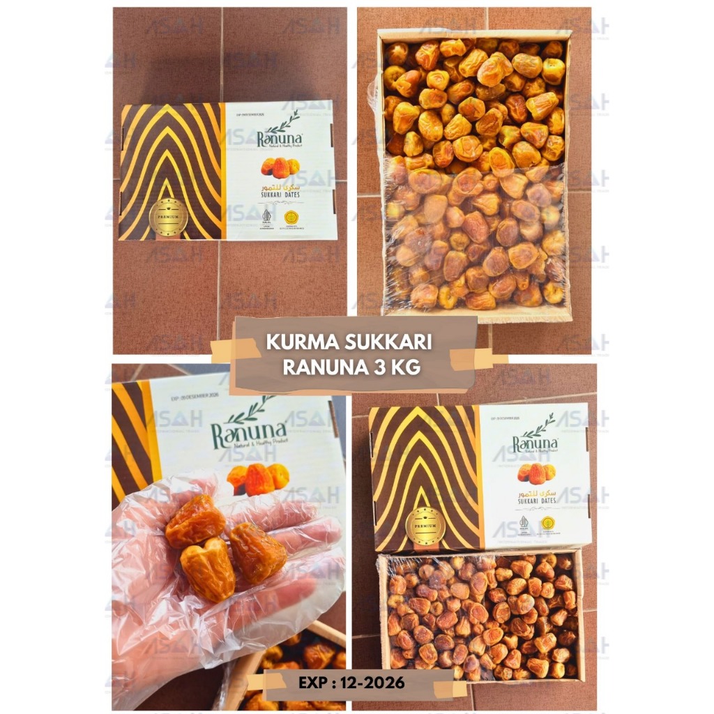 

Kurma Sukari / Premium Dates Ranuna 3kg