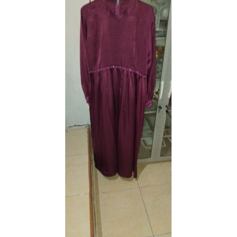 gamis warna ungu