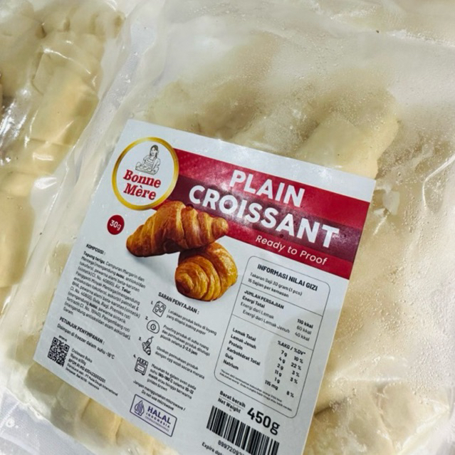 

Bonne Mere Croissant Plain 30gr X 15pcs