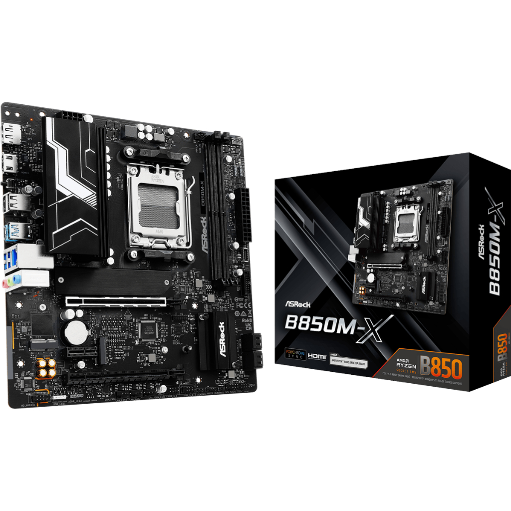 Motherboard ASROCK B850M-X (AM5, B850, DDR5, USB3.2, SATA3)
