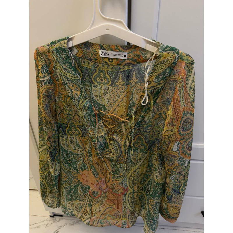 preloved zara blouse