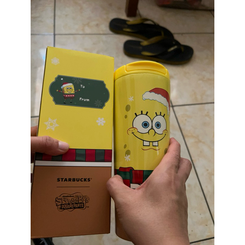 Tumbler Starbuck Spongebob Original