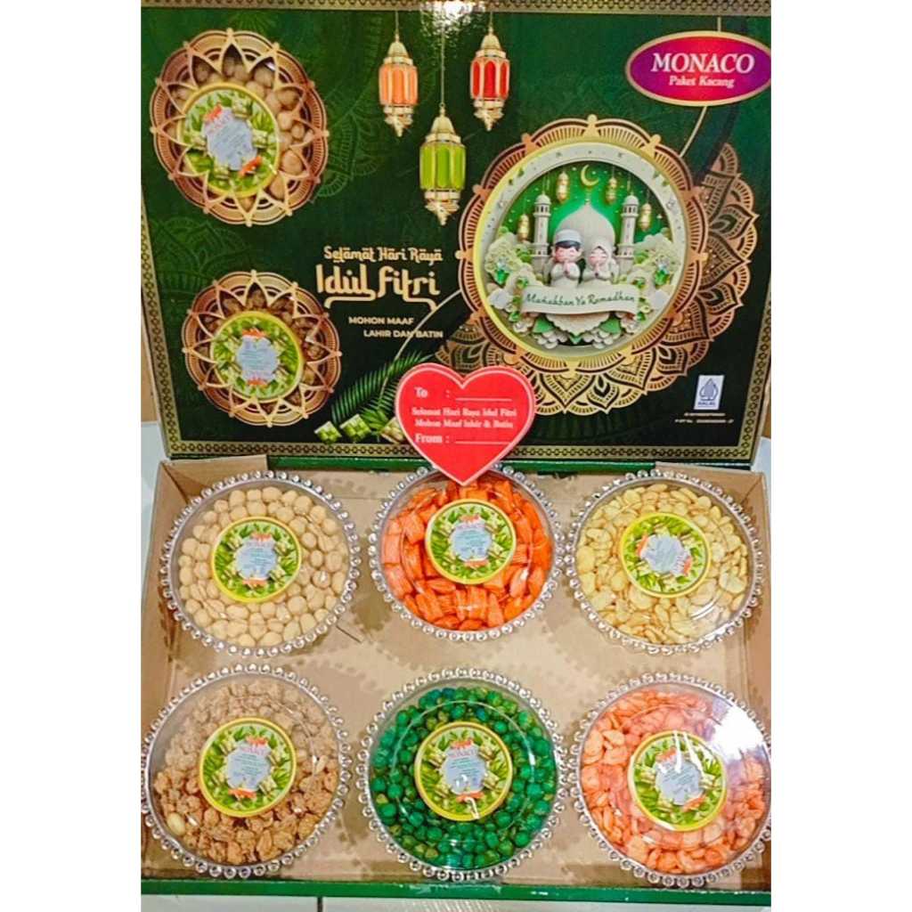 

MONACO PAKET KACANG/HAMPERS LEBARAN/PARSEL HARI RAYA