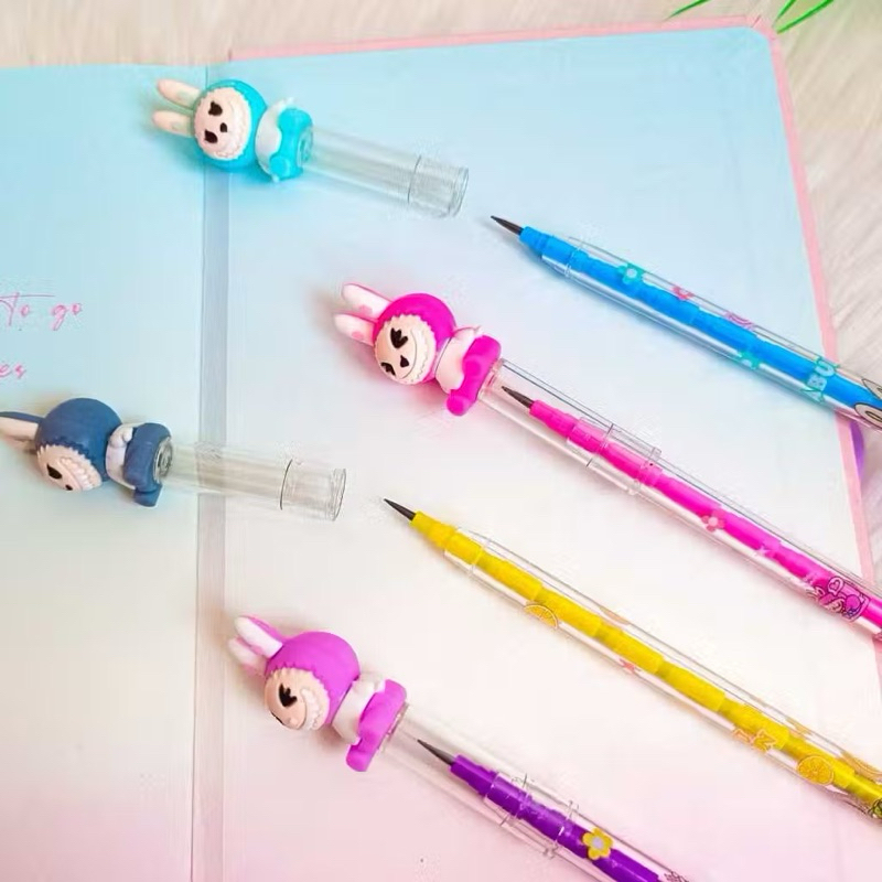 

Pensil Susun Anak Labubu 3D Pensil Bensia Karakter Lucu Imut Gemas