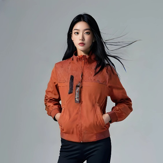 Whyme Jaket Parasut Wanita Bata Sailor Zipper