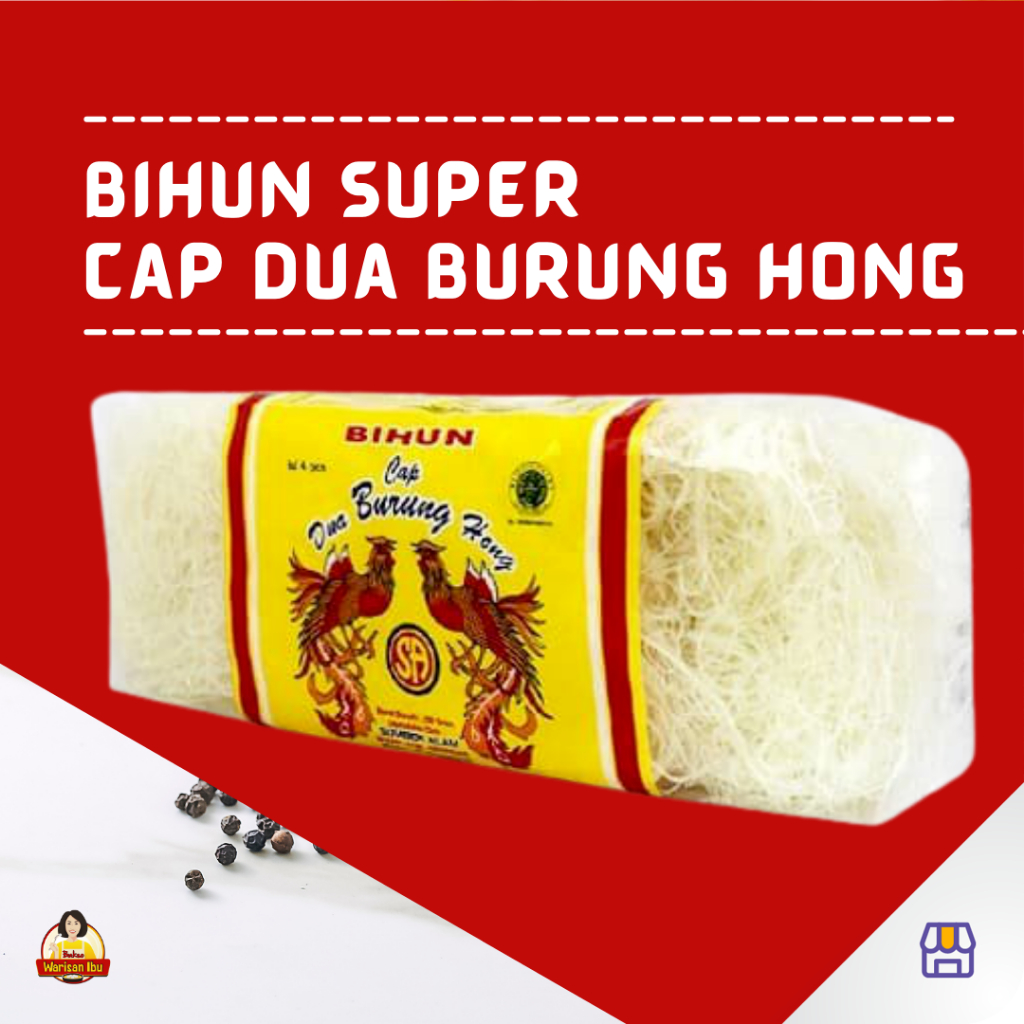 

Bihun Cap Dua Burung Hong 250 Gram