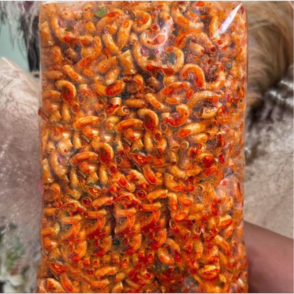 

[PROMO] Makaroni Pedas Bumbu Ciktuh 1kg "MAKARONI RAJANABASRENG] -Snacks - Food