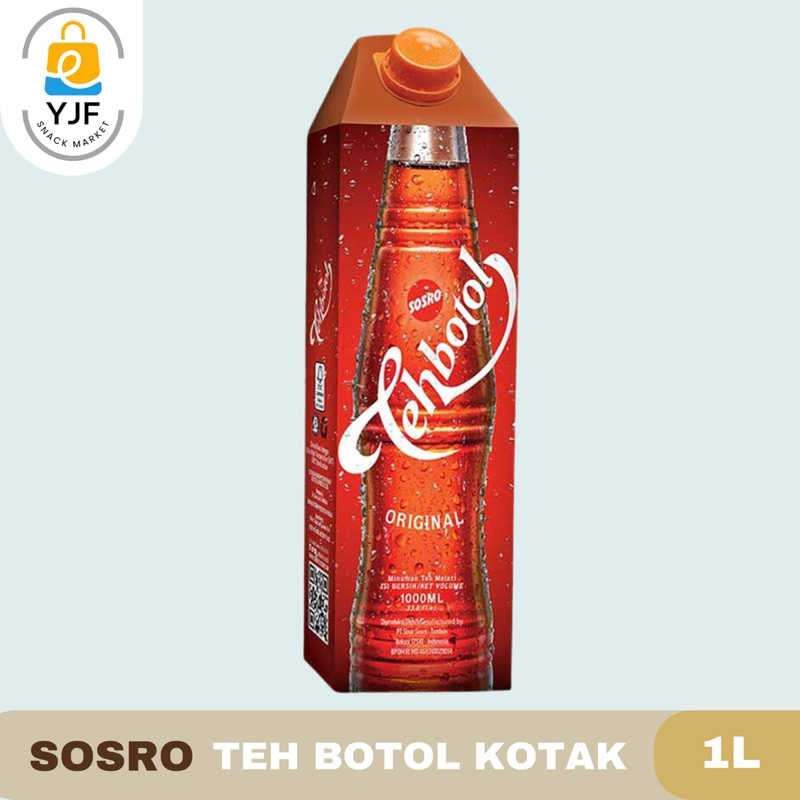 

Teh Botol Sosro / Teh botol Kotak kemasan 1 Liter - 1PCS