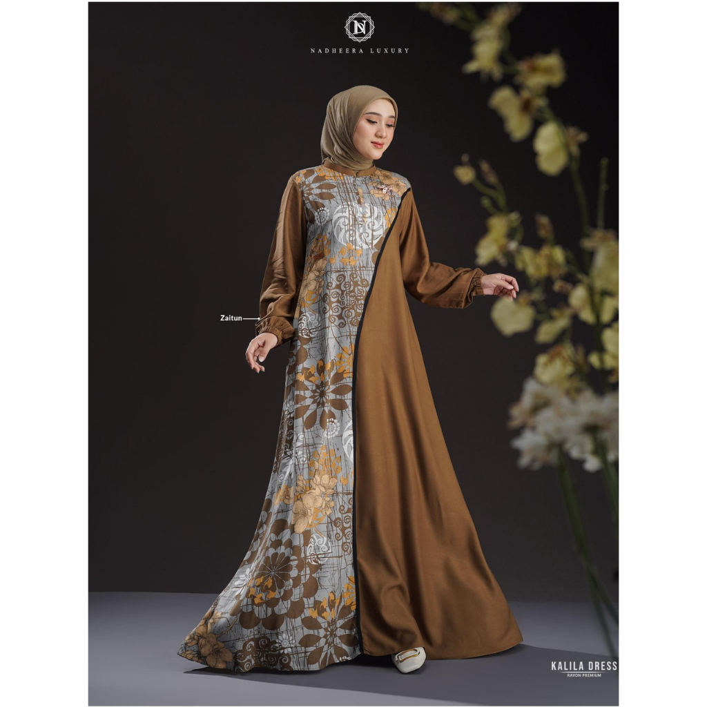 Nadheera Luxury Kalila Dress Rayon Premium