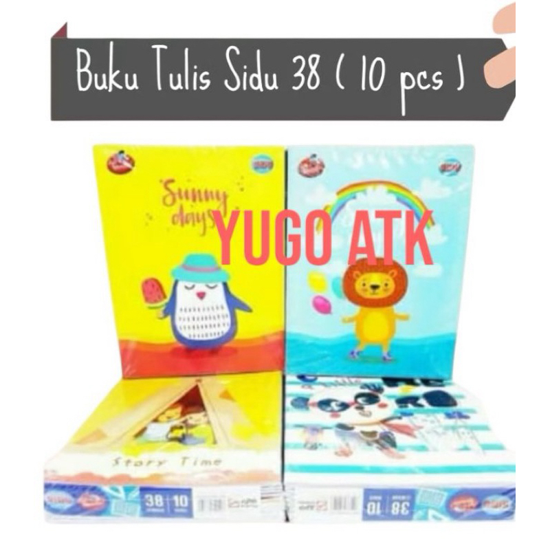 

[PAK] BUKU TULIS SIDU ISI 38 LEMBAR SINAR DUNIA (10 PCS)