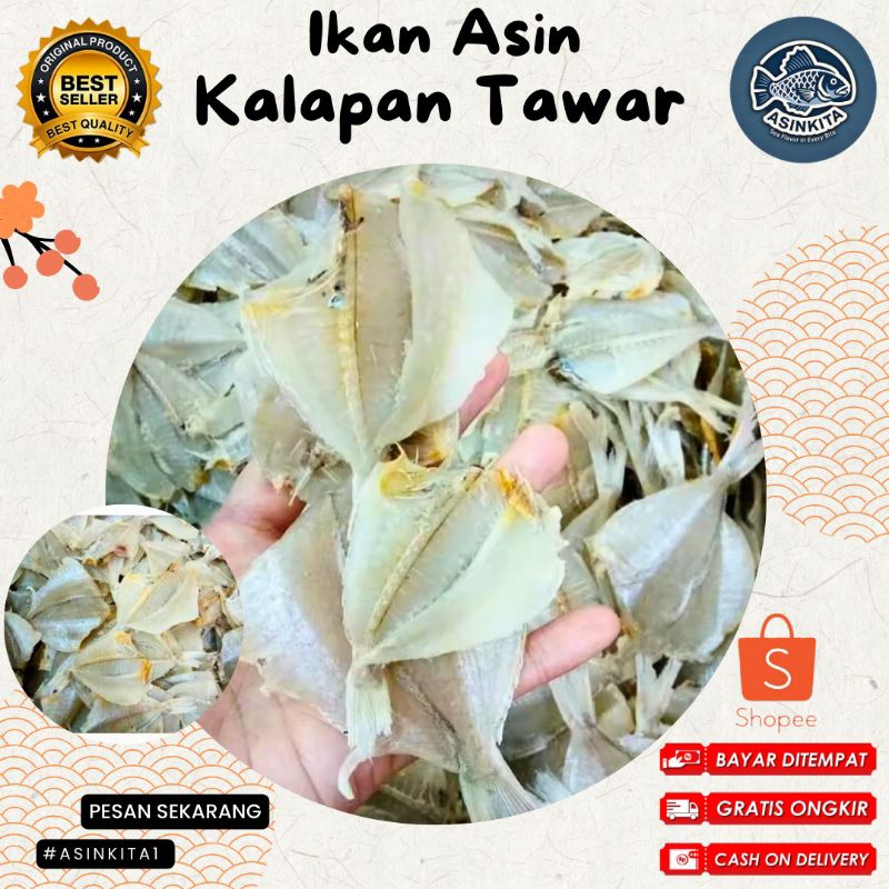 

ikan asin tipis kering kalapan tawar/pakang murah