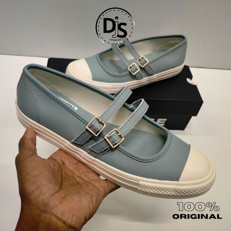 Sepatu Converse Chuck Taylor Dainty Mary Jane Turquoise Original