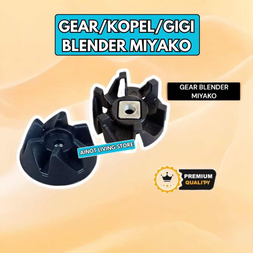 [ALS] Gear blender Miyako - Gear Kopel Plastik Miyako - Gear Kopel Karet Miyako - Gear Blender Natio