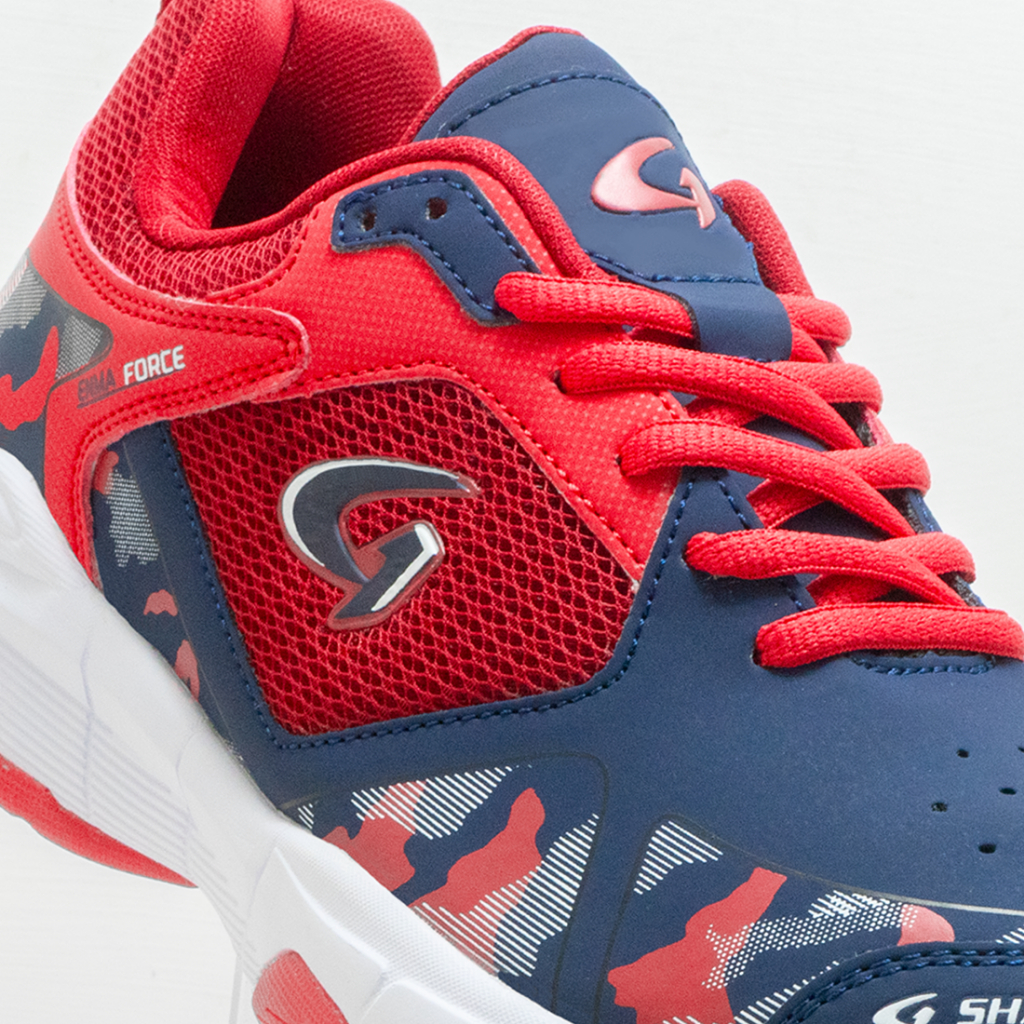 Terbaru Hyougen Enma Force Merah Navy Sepatu Badminton Size 39-44