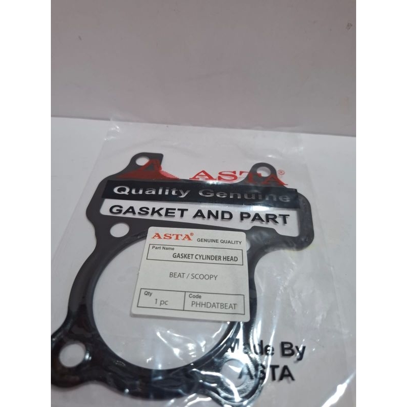 GASKET CYLINDER HEAD BEAT KARBU SCOOPY KARBU PAKING HEAD BEAT KARBU SCOOPY KARBU