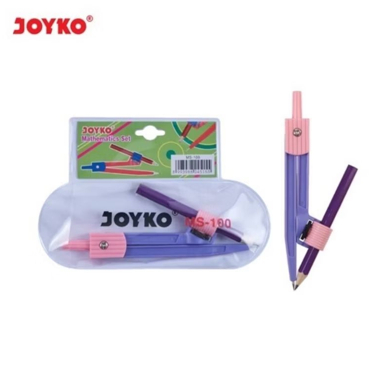 

Penggaris Jangka Math Set Jangka Pensil Matematika Joyko MS-100