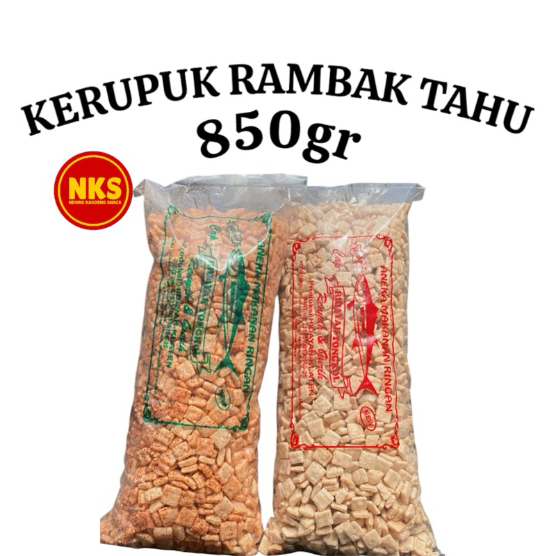 

KERUPUK RAMBAK TAHU KOTAK ,CEMILAN MEDAN NKS (850gr)