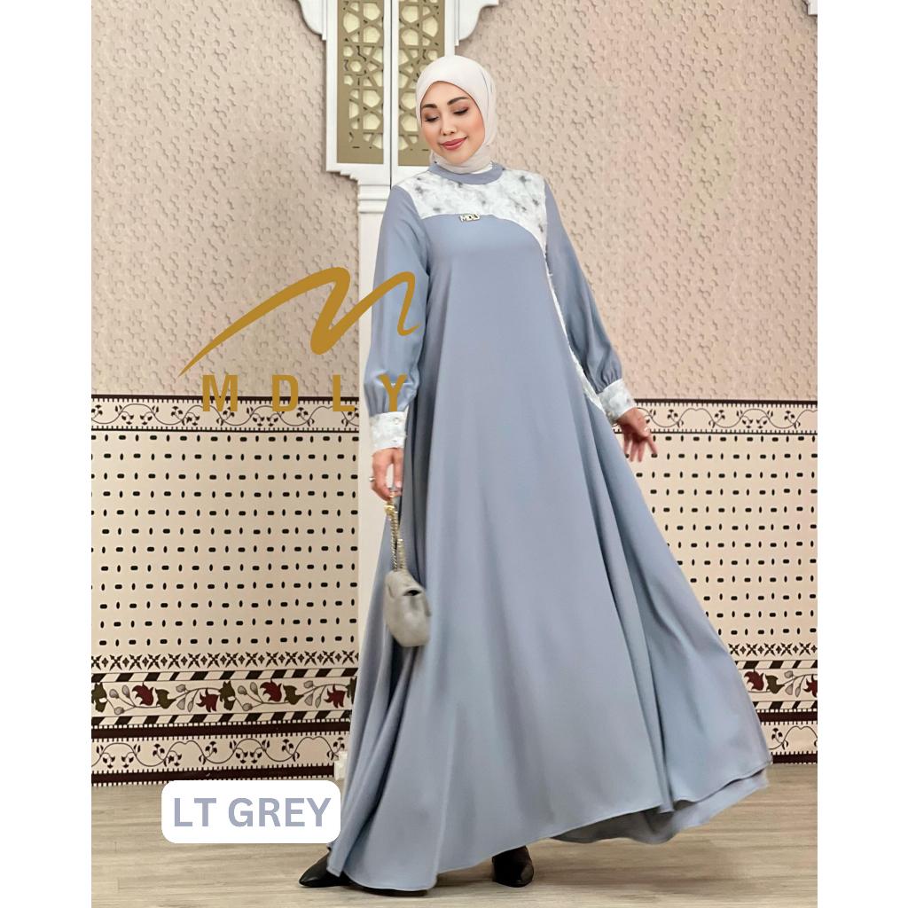 Canary Dress by MDLY Gamis MDLY Terbaru ori Dress Muslim Gamis MDLY Gamis Dress Dress Premium Gamis 