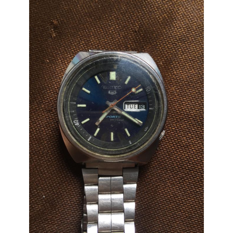 Jam tangan Vintage Seiko 5 Sport water proof Automatic original