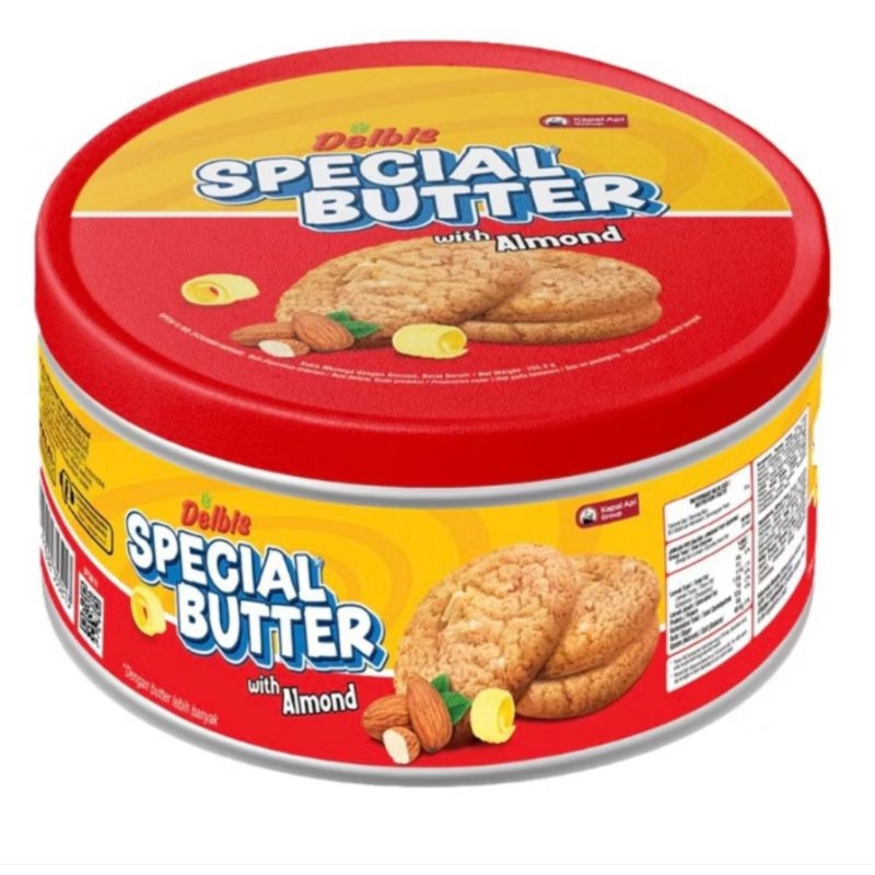 

PROMO DELBI'S SPECIAL BUTTER ALMOND KALENG 155,2GR