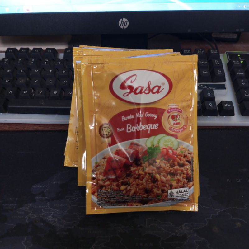 

Sasa Bumbu Nasi Goreng Barbeque 20gr x 10pcs | per RENCENG