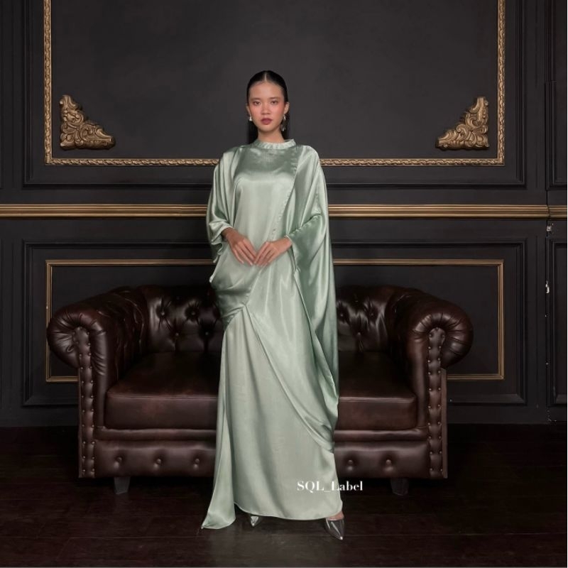 lok Hanna Kaftan set Melayu set rok silk dress pesta