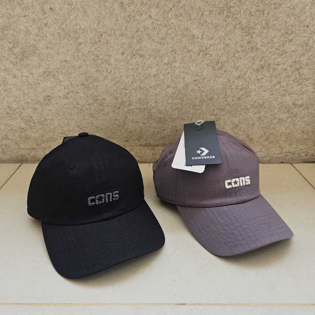 Topi Converse Cons / Topi Converse Regular/Topi Converse Hitam Unisex Pria Wanita/ Topi Converse Loc