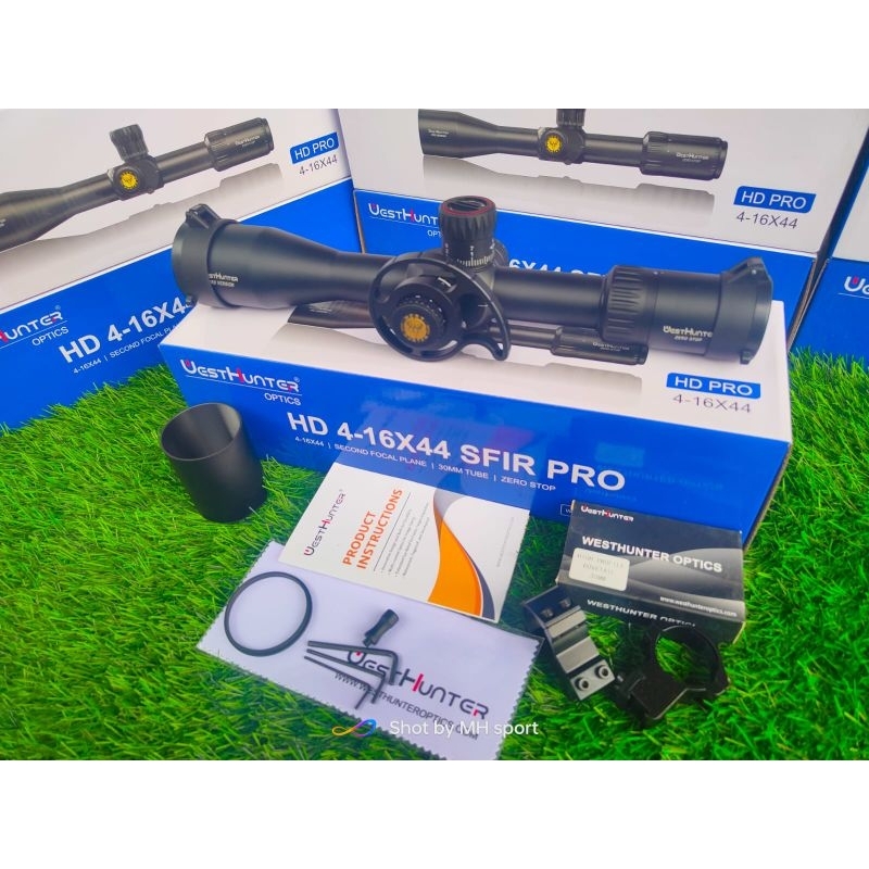 TELESCOPE WESTHUNTER HD 4-16x44 SFIR PRO zero stop