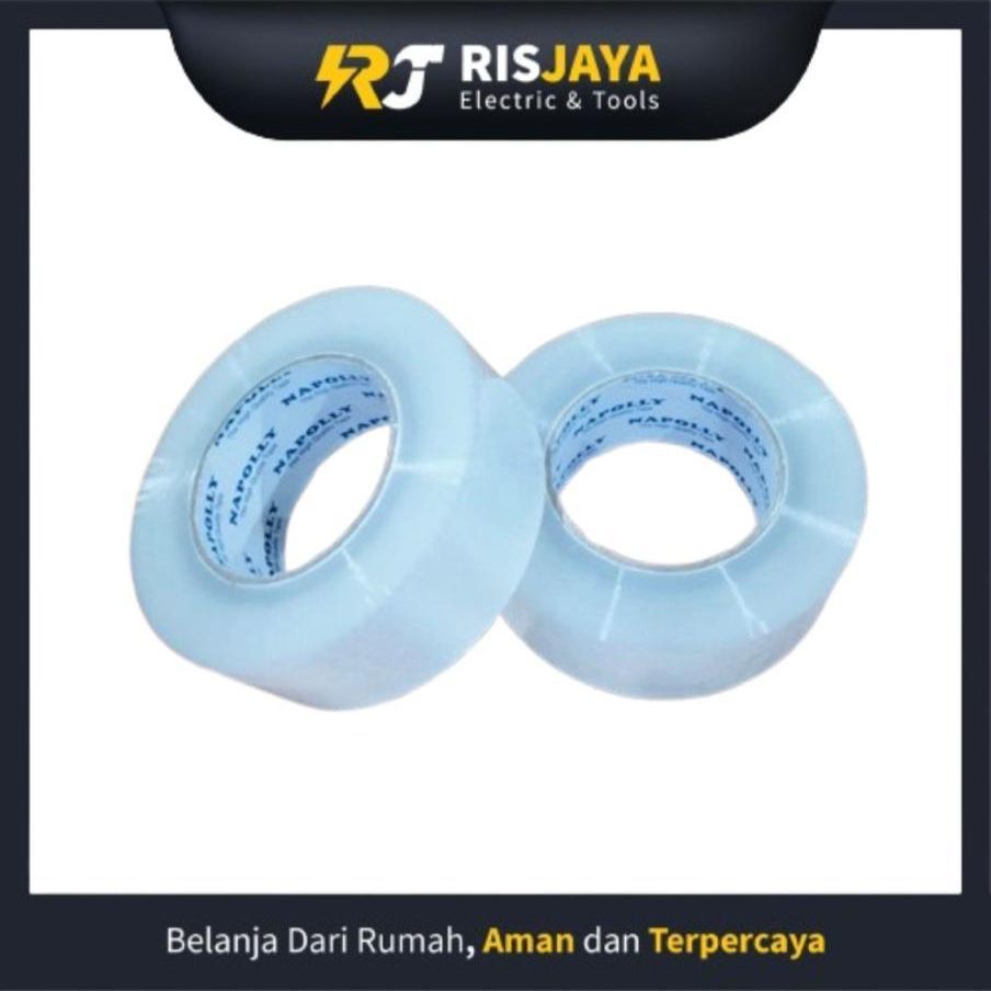 

Lakban Bening Putih Napolly 45 x 200mm