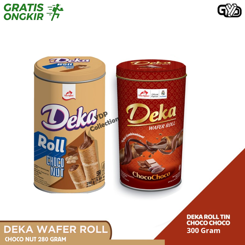 

Deka Wafer Roll Choco 300 Gram dan Nut 300 Gr Wafer Dua Kelinci