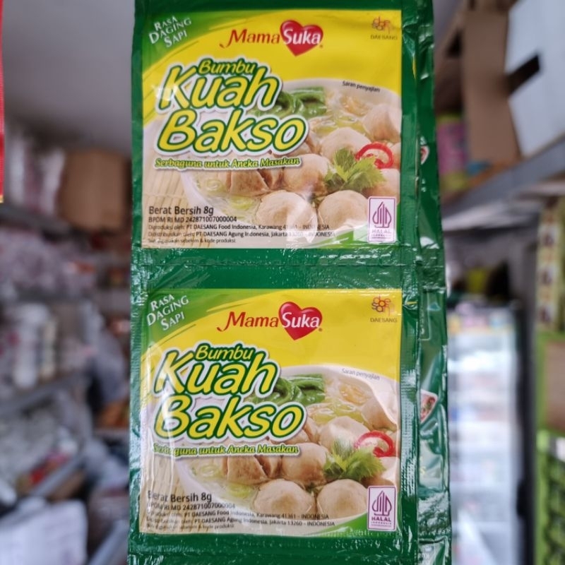 

Mamasuka Bumbu Kuah Bakso 12 sachet