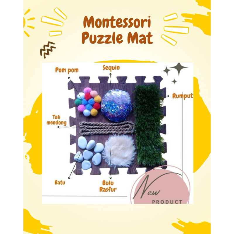 Sensory Play Mini Estetik/ Montessori Bayi Estetik/ Mainan Perangsang Bayi