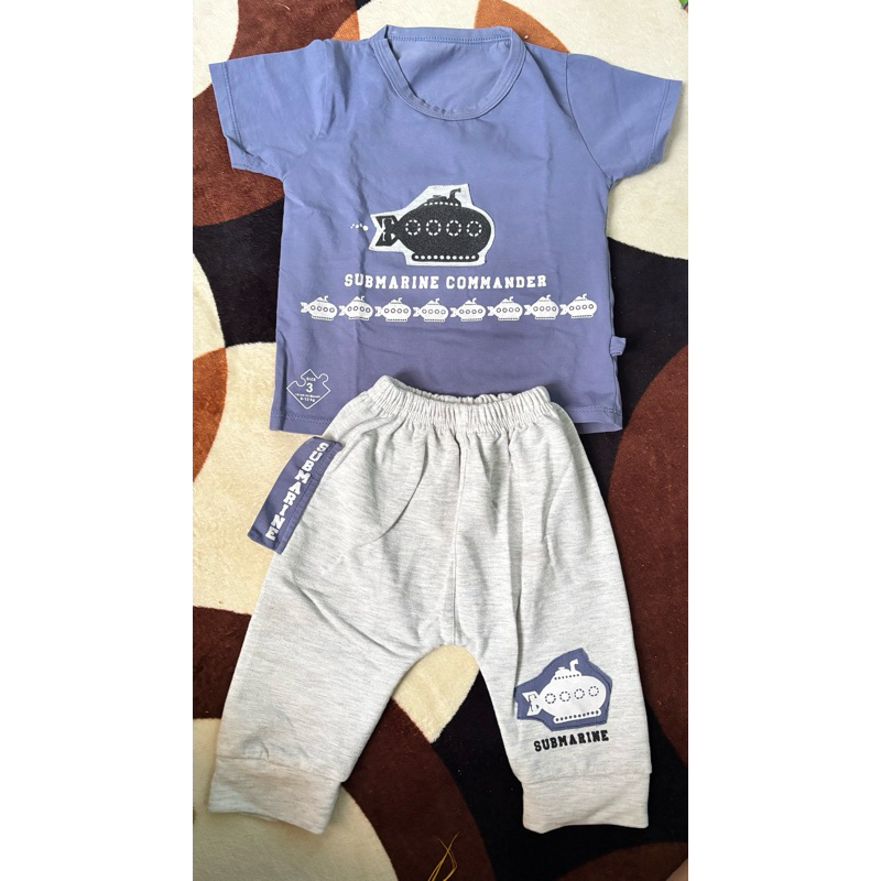 baju lucu one set bayi laki laki Bukan branded (PL)