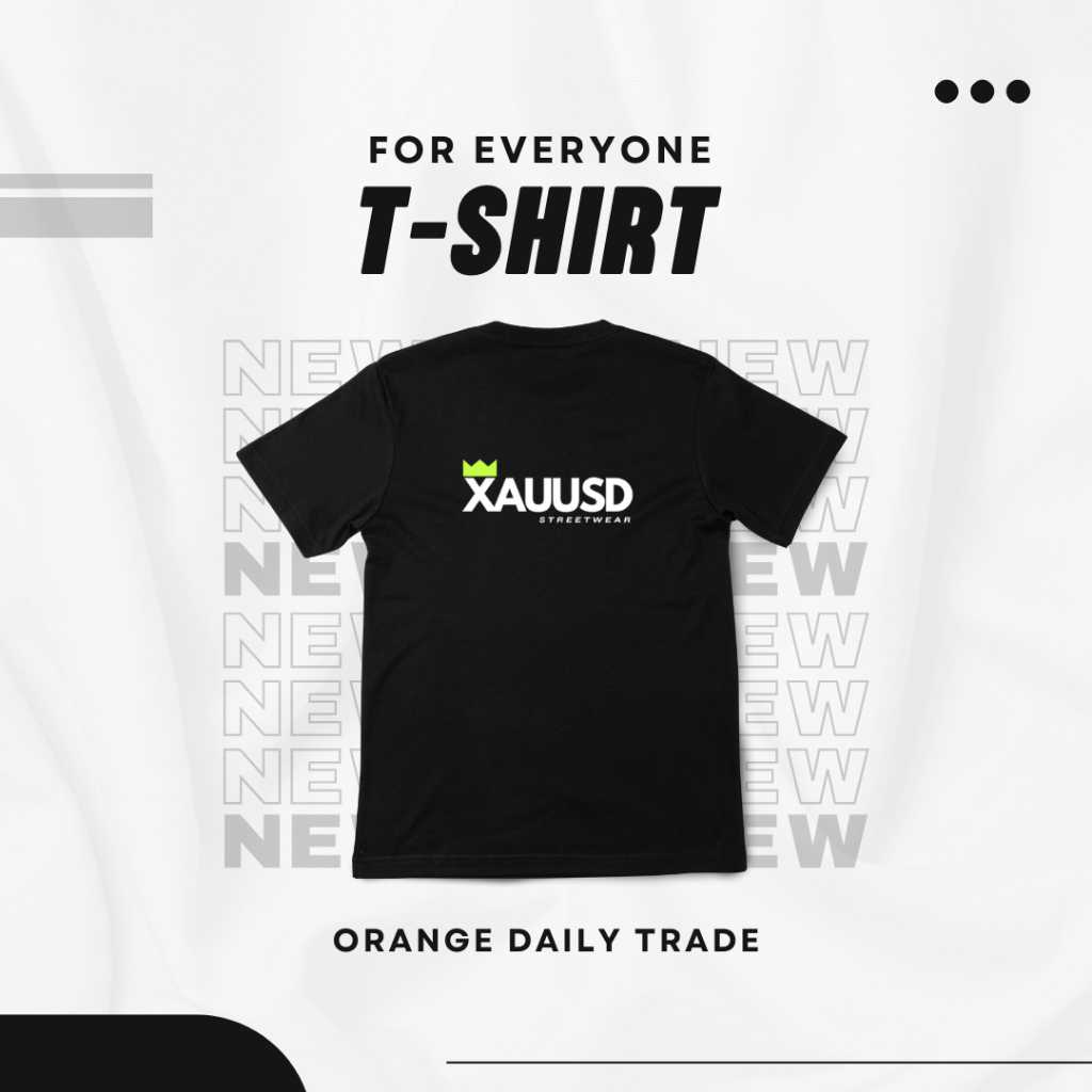 XAUUSD Kaos T-Shirt Orange Daily Trade