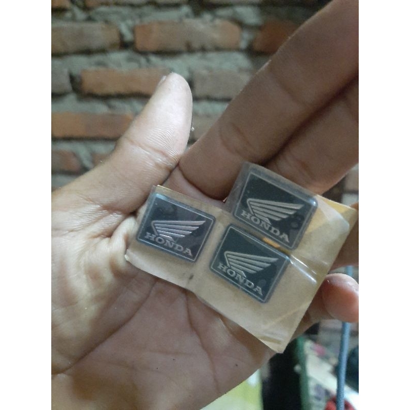 EMBLEM LOGO MOTOR HONDA SAYAP KECIL ORIGINAL SPEDOMETER BEAT VARIO SCOOPY GENIO STYLO ADV PCX FORZA 