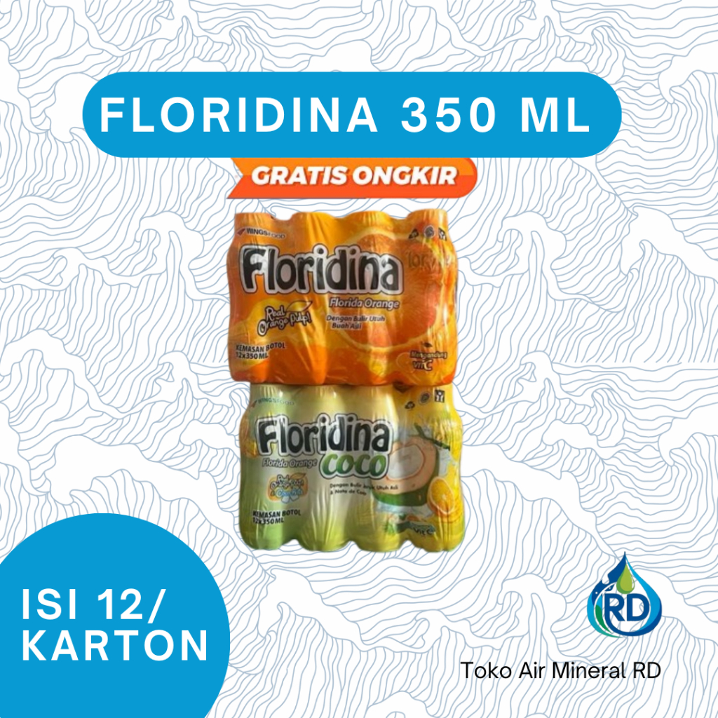 

RD - FLORIDINA 350 ML 1 Dus - Isi 12 x 350 ML - Minuman Kemasan Manis