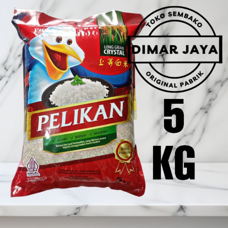 

Beras Pelikan Premium 5 Kg