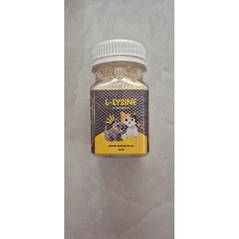 L-LYSINE / LYSINE / VITAMIN PENAMBAH NAFSU MAKAN KUCING 50GR