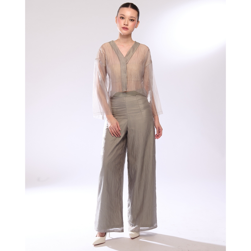 Amber Pipe Pants Chiffon Organdi