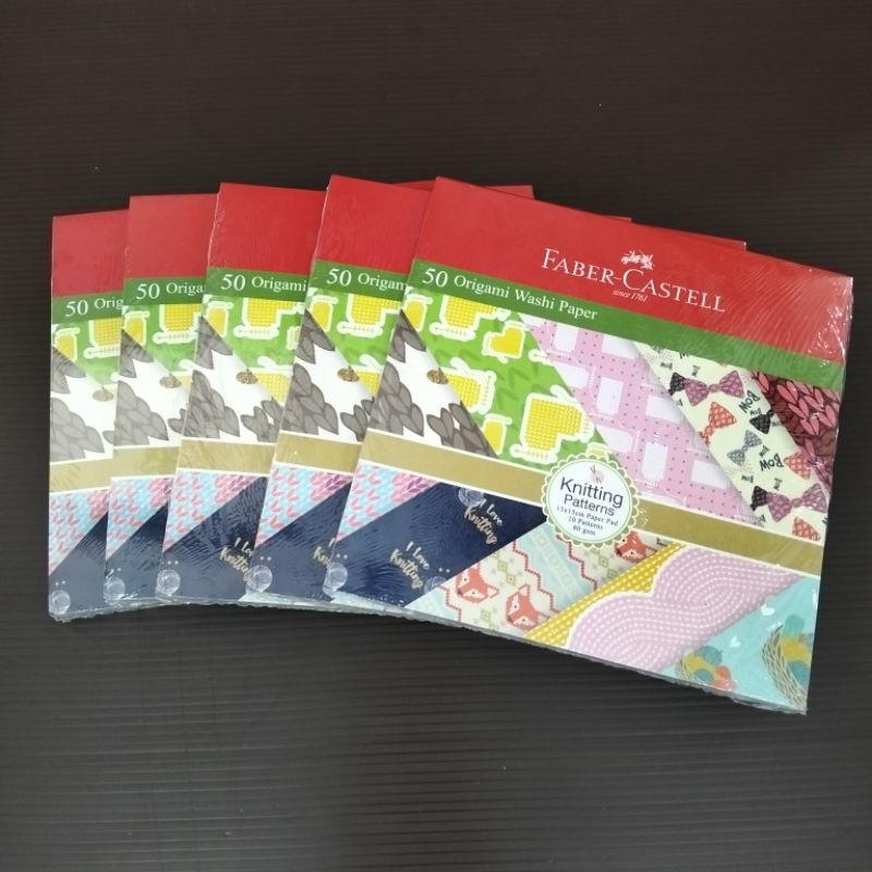 

Kertas Lipat Faber castell / Origami Washi paper / Kertas lipat motif