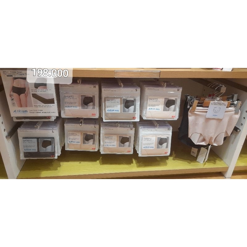 pakaian dalam seamless pinggang tinggi/ cd seamless uniqlo/ cd seamless airism