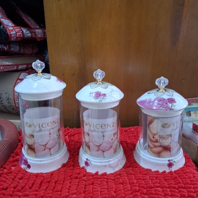 [3 pcs] 1 set Toples kue/Toples Marbel fiorenza