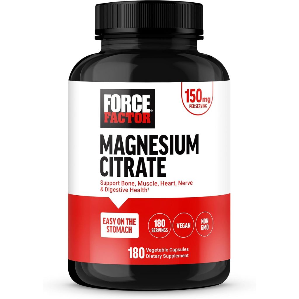 Force Factor, Magnesium Citrate, 150 mg 180 VegeCap