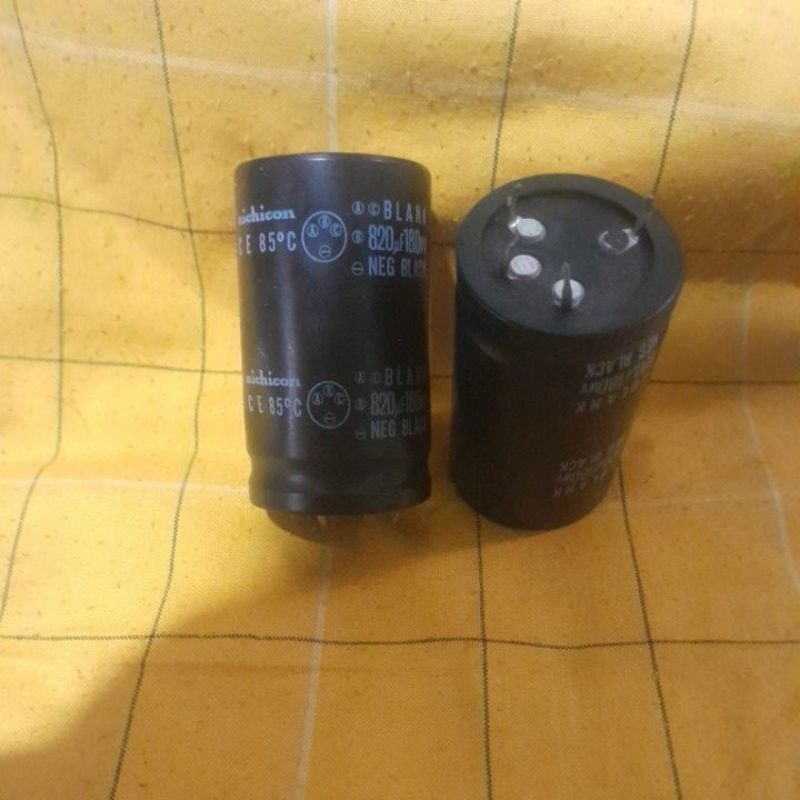 ELCO KAPASITOR NICHICON 820UF-180WV READY