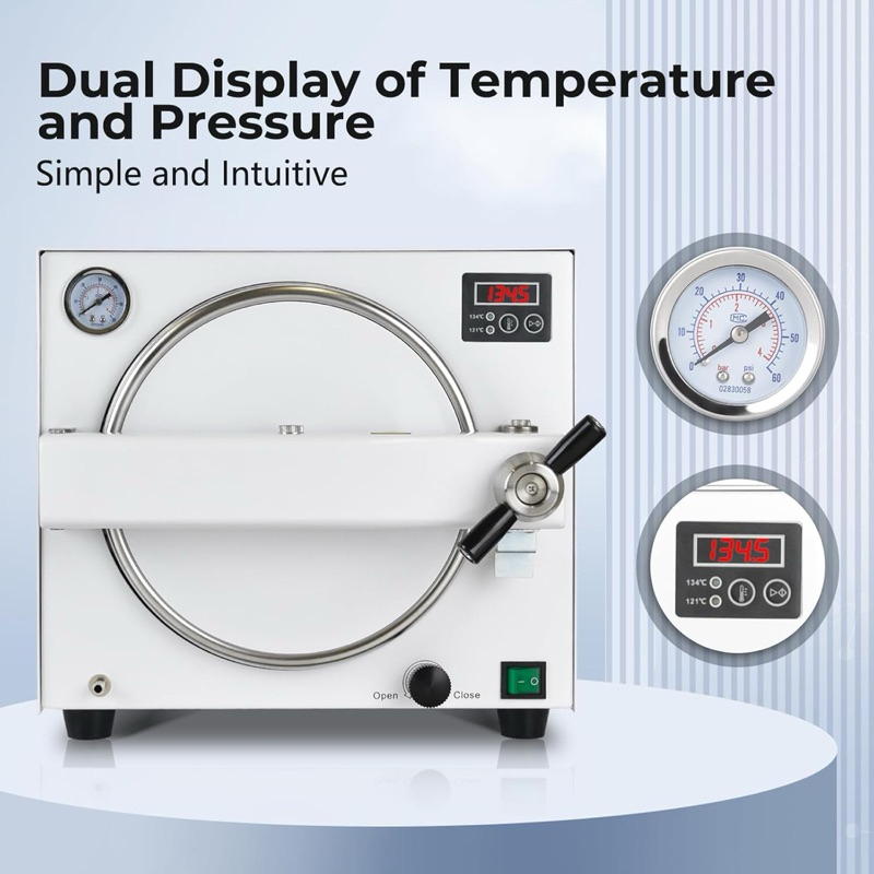 autoclave sterilizer steam| autoclave steam dental table top 18L