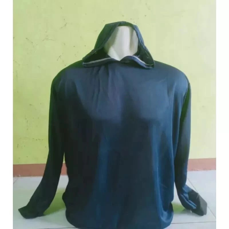 Kaos Lengan Panjang Pria Dewasa Berkupluk / Baju basahan/ Kaos Proyek / Kaos Bangunan / Kaos Tani Te